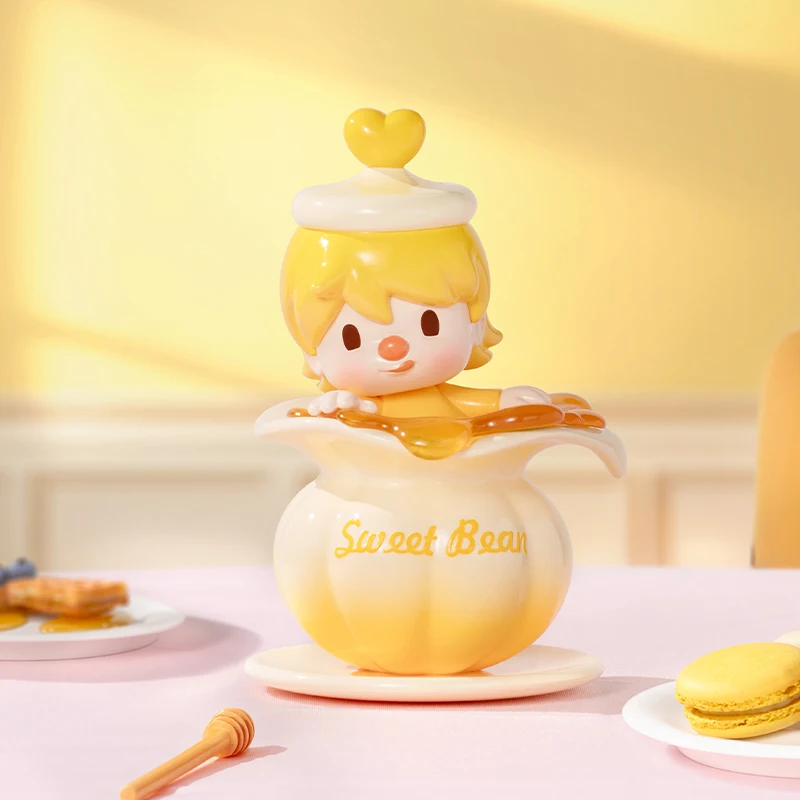 POP MART Sweet Bean Afternoon Tea Series Mystery Box 1PC/9PCS POPMART Blind Box Anime Action Figure Figurina carina