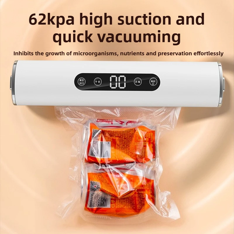 Sigillatrice sottovuoto professionale per aspirapolvere per alimenti per prodotti Sigillatrice da cucina Sigillante per sacchetti di plastica per imballaggio di cucina