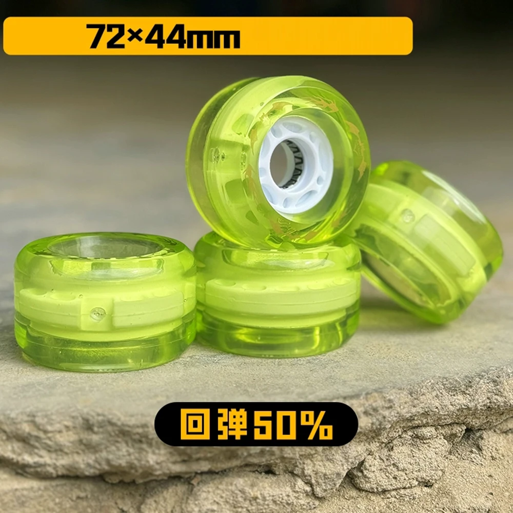 72*44mm Freeline Skates Wheels With Led 82A High Quality Drift Skate Rodas PU LongBoard Ruedas High-rebound Wheel 4 Pcs/Set K012