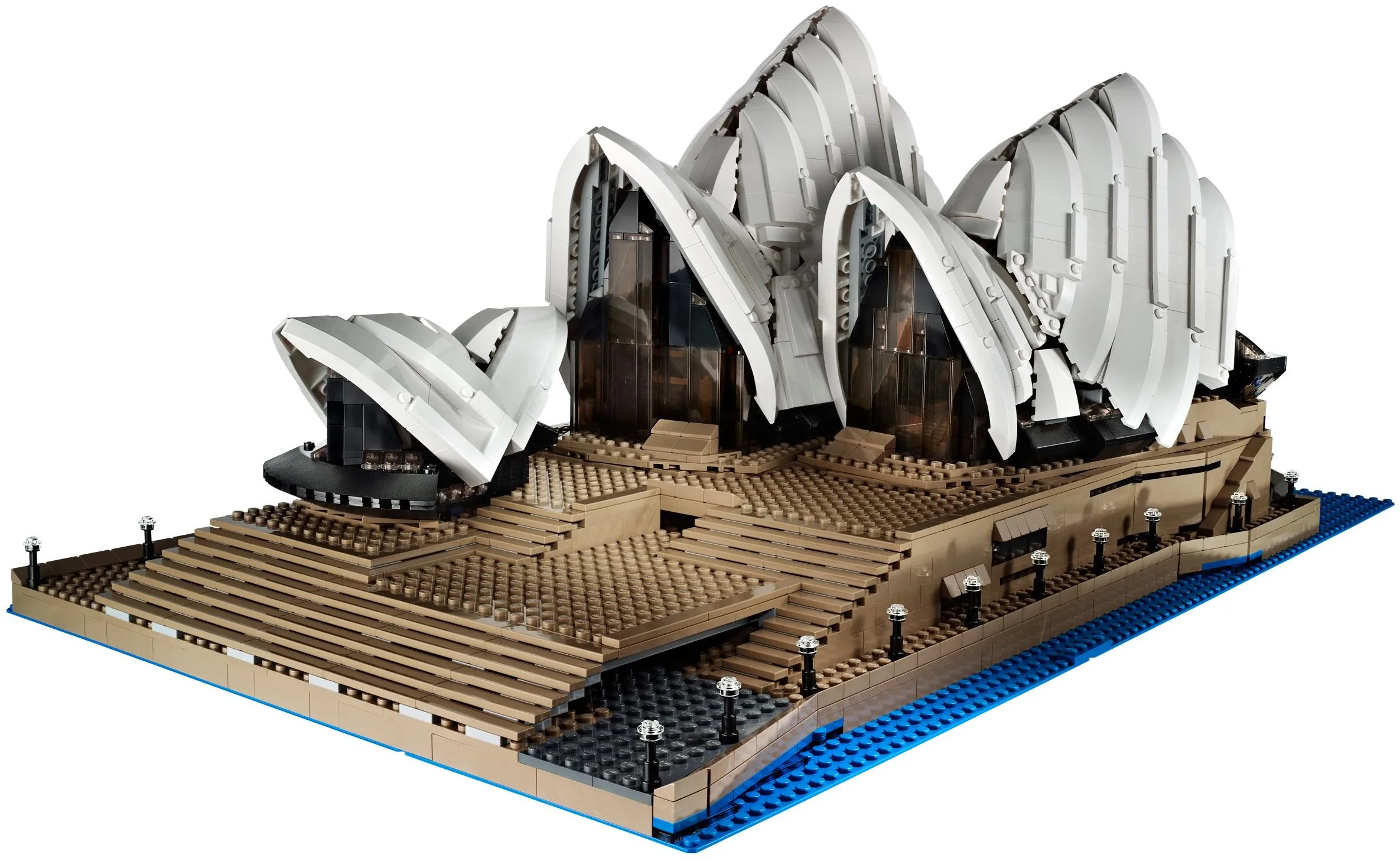 2989 pcs The Sydney Opera House 17003  part of the Landmark Buildings Building Blocks 10234 Assembling Bricks For Kids