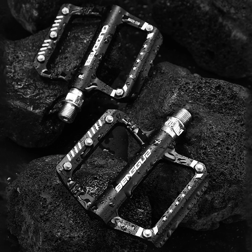 

Новые герметичные педали для MTB и шоссейных велосипедов - противоскользящие широкие плоские педали из алюминиевого сплава