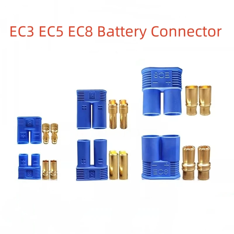 

EC3 EC5 EC2 EC8 model aircraft banana lithium battery connector plug high current special connector model universal