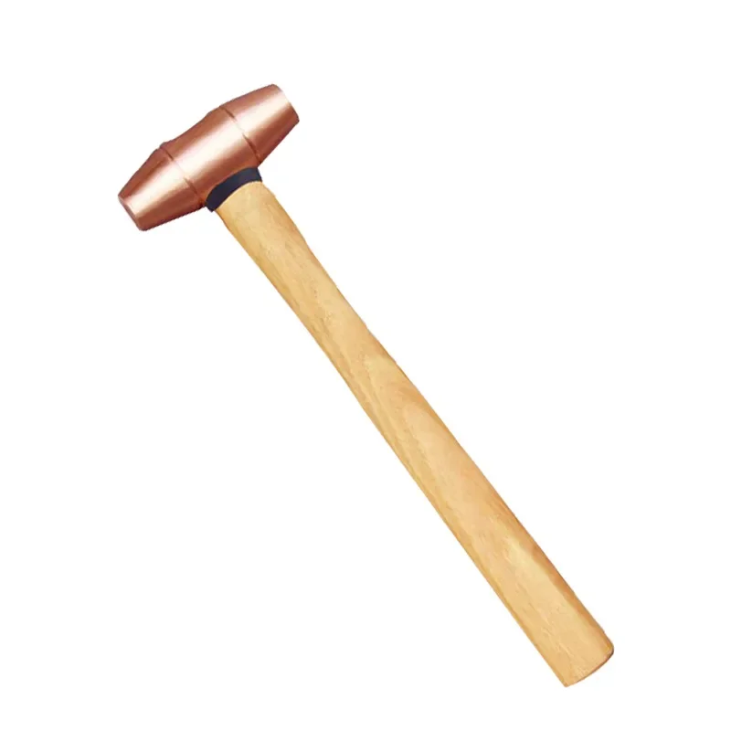 Copper wood handle round drum hammer, copper hammer, hand hammer CO2203B