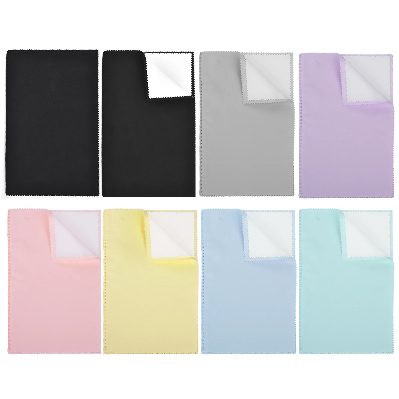 Large Silver Cleaning Polishing Cloth Jewelry Tools Soft Clean Polish Cloth Reusable Wipe Cloth Silver Gold Jewelry Wiping Tools
