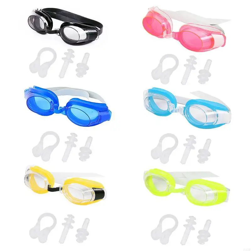 

F68F Antifog Swim Goggles Waterproof Swimming Glasses Swimming Goggles with Ear Plugs