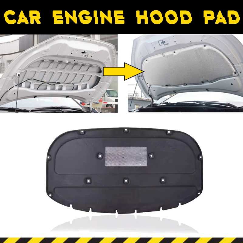 

Car Engine Hood Pad For Volkswagen VW Touareg 7P MK2 2011-2018 2012 Heat Insulation Cotton Soundproof Cover Sound Accessories