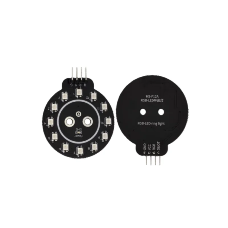 DC5V RGB LED 12-Bit Colorful Light Module For Arduino Programming Kit 51 Single-Chip Microcontroller ESP32