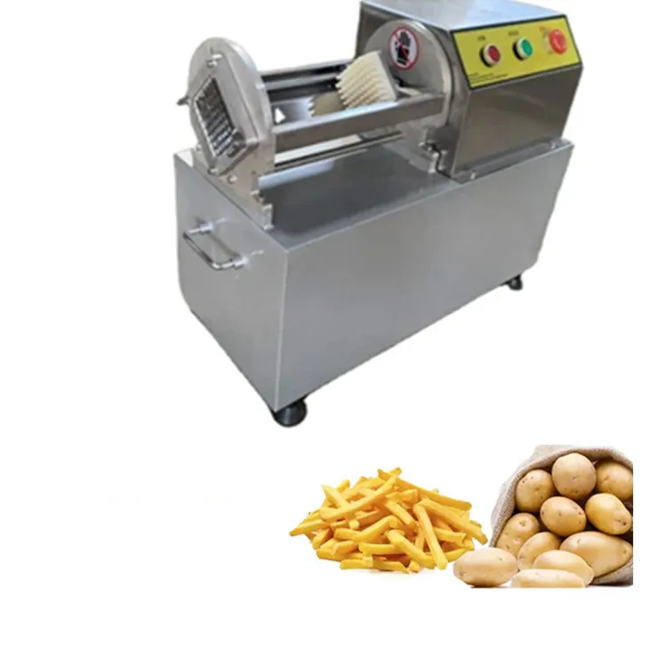 Potato Chips Making Machine Raw French Fries Cutting Machine