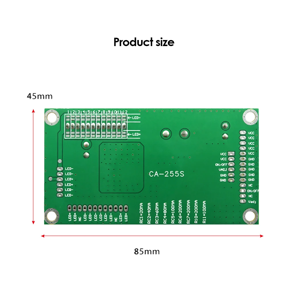 CA-255S 10-48 Cal LCD LED TV podświetlenie płyta do prądu stałego CA-255 uniwersalny zwiększyć sterownik płyta falownika zwiększona moc moduł