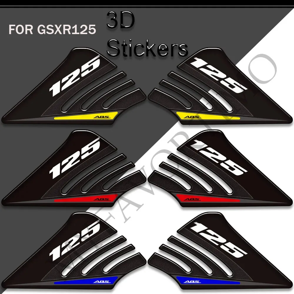 

For Suzuki GSXR125 GSX R125 GSX-R125 GSXR GSX-R 125 Motorcycle Tank Pad Grips Side Gas Fuel Oil Kit Knee Protector Sticker