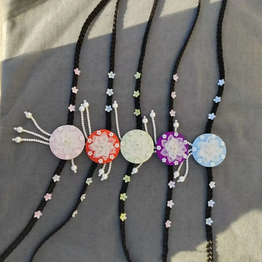 

Модный цветок ханбок, парик, головной убор, кисточка, жемчуг, корейский этнический стиль, повязка для волос, традиционный бисер, сценический танцевальный обруч для волос, свадьба