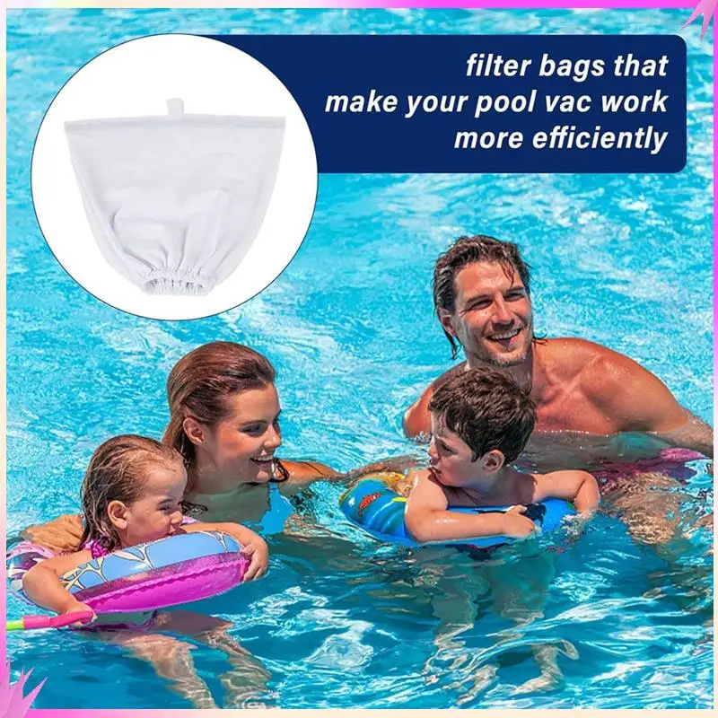 Reemplazo de bolsa de filtro fino para limpiador de piscinas B50C para productos de bolsa de filtro Aquabot 8114, bolsa de repuesto de filtro de malla fina