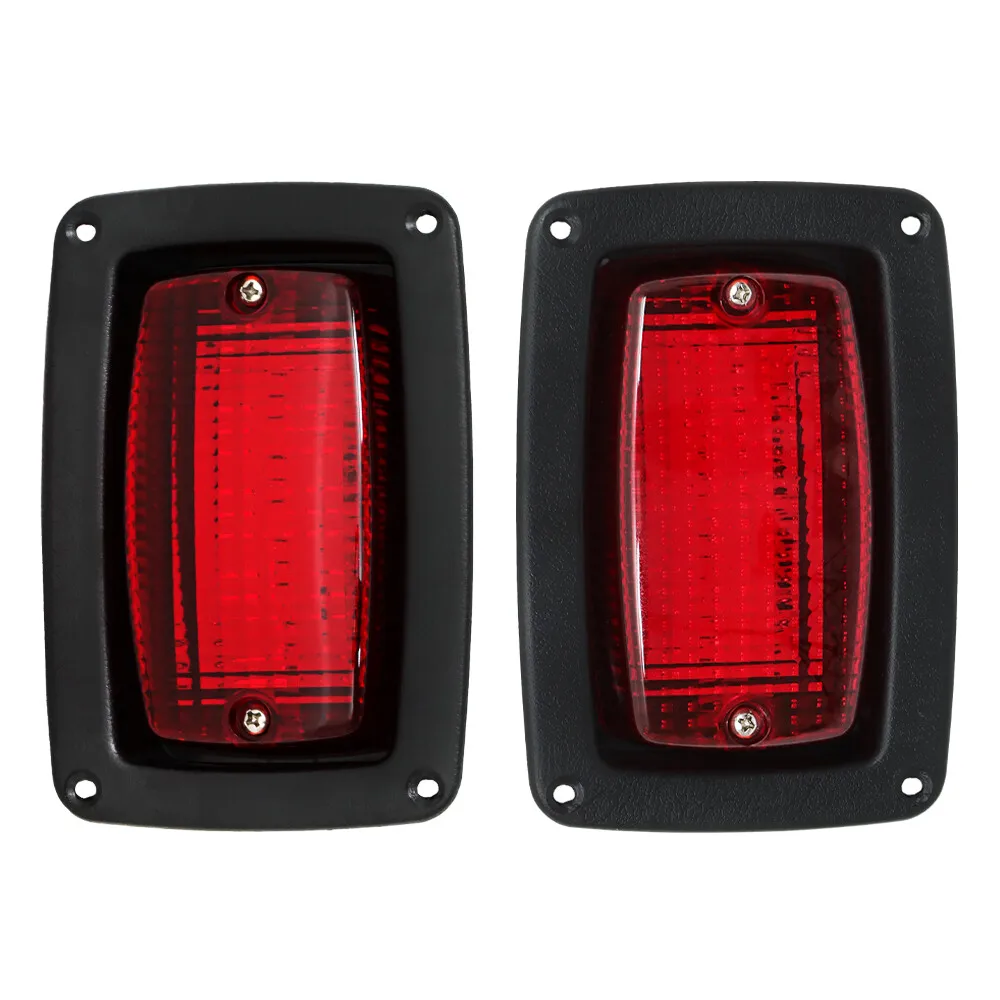

2 LED 3 Wire Taillights Golf Cart LED Tail Light Kit Fit For Club Car DS 1982+