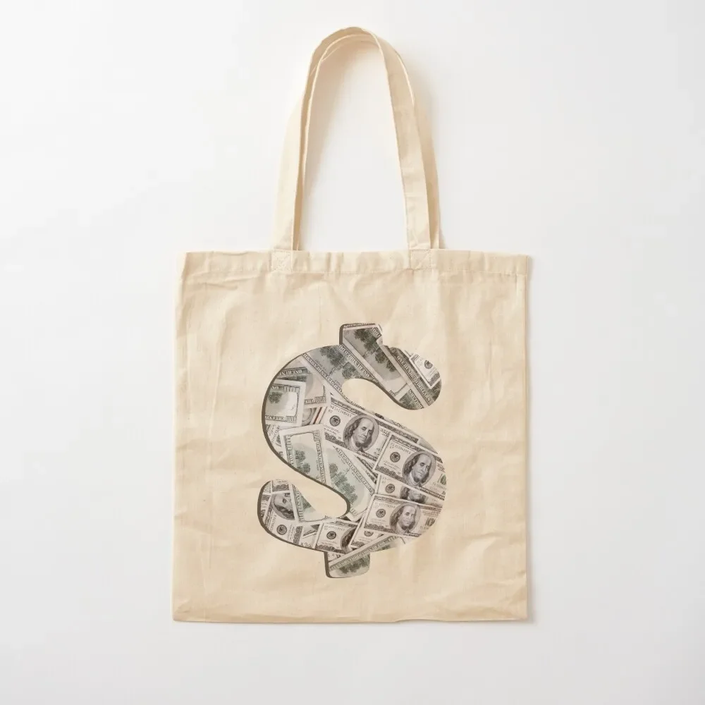 

Hundred Dollar Bills Tote Bag university shopper bag tote bag men custom bags shopper woman