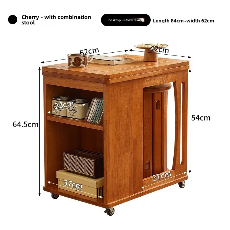 

Минималистичный журнальный столик, съемный складной приставной столик, тележка-столик, приставной шкафчик для дивана