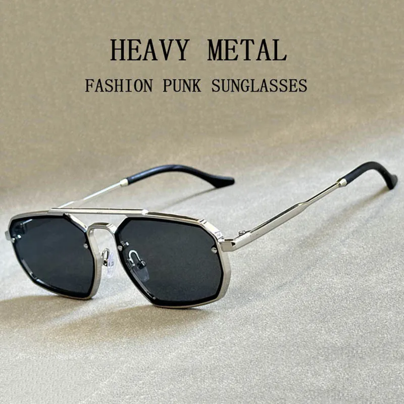 Punk Sunglasses For Men Retro Luxury Steampunk Sunglasses Women Trendy Vintage Fashion Glasses Gafas De Sol Hombre Dropshipping