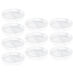 Plato de cultivo celular de plástico de 9cm, Petri transparente, ayuda para enseñanza científica, equipo de química de laboratorio de cultivo celular de vidrio escolar, 10 Uds.