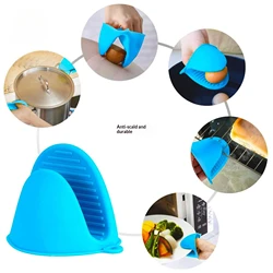 Silicone Anti-heat Gloves for Microwave Ovens Heat-resistant Gloves for Baking Ovens Thickened and Heat-resistant