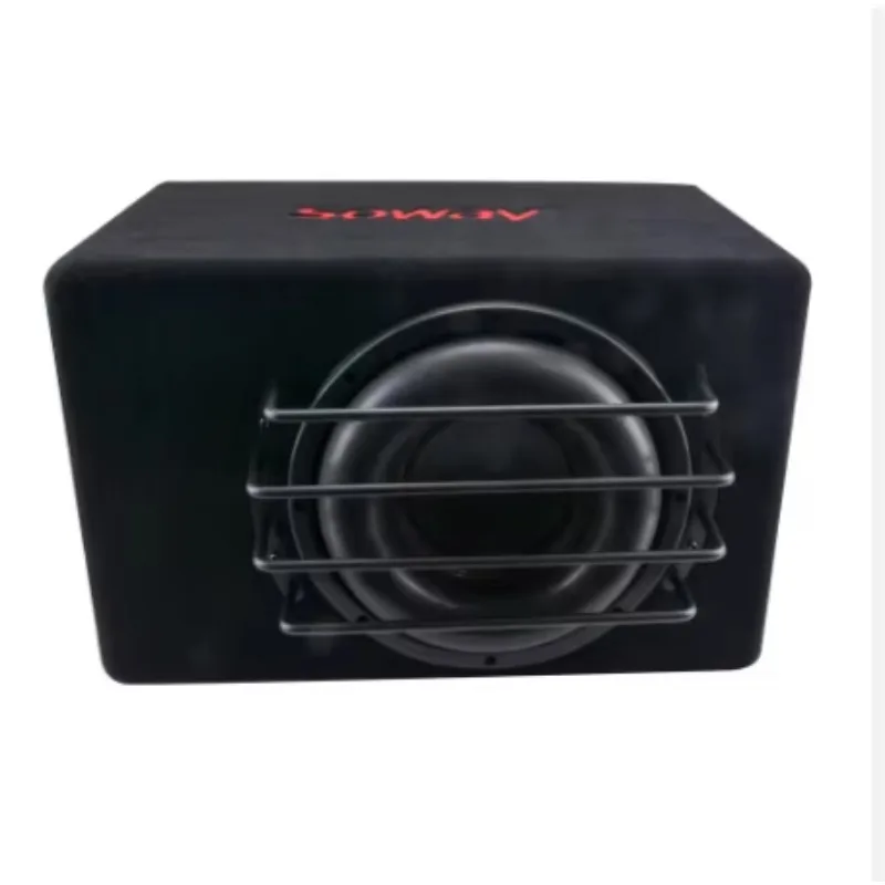 

High Power DC 12V DA-500 10'' Subwoofer Enclosure With Single Coil Built-in Amplifier (600W Max Power) For Car Audio