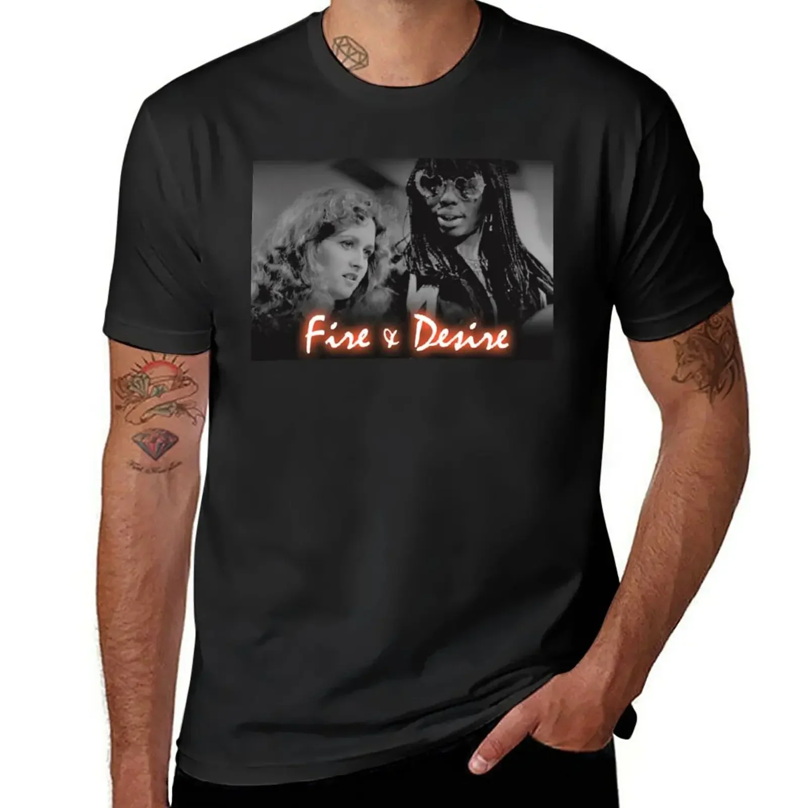 Fire and Desire Rick and Teena T-Shirt summer clothes customs boys whites oversized t shirts for men