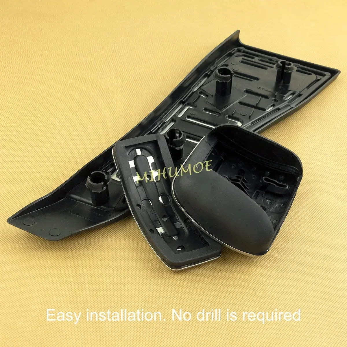 RHD Stainless Steel Rubber Car Foot Rest Dead Gas Accelerator Brake Pedal Plate Cover For 2017-2025 Audi A4 B9 A5 2024 2023 2022 - view 6