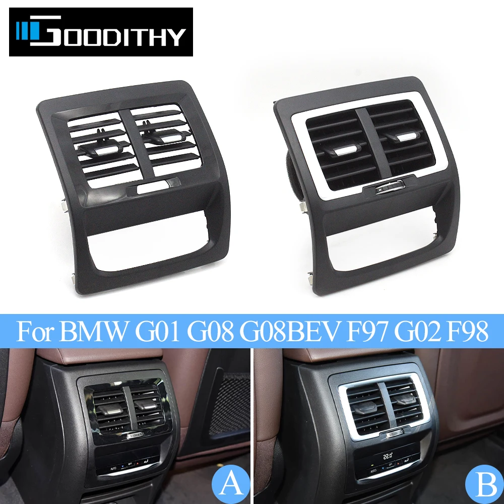 

​LHD RHD Car Rear AC Vent Grille Air Conditioning Complete Assembly For BMW X3 G01 G08 ix3 G08 BEV X3M F97 X4 G02 X4M F98