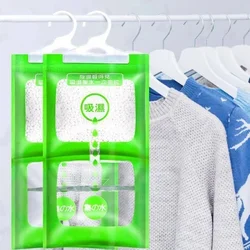 1/5/10pcs Wardrobe Dehumidification Bag Mildew Proof And Moisture Proof Hanging Clothes Drying And Moisture Absorbing Bag