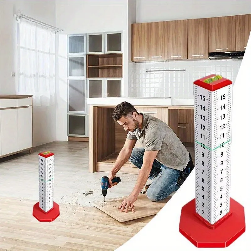 1PC Leveling Ruler Laying Ceramic Tiles High Ruler Such Spirit Level Industrial Measuring Horizontal Positioning Ruler