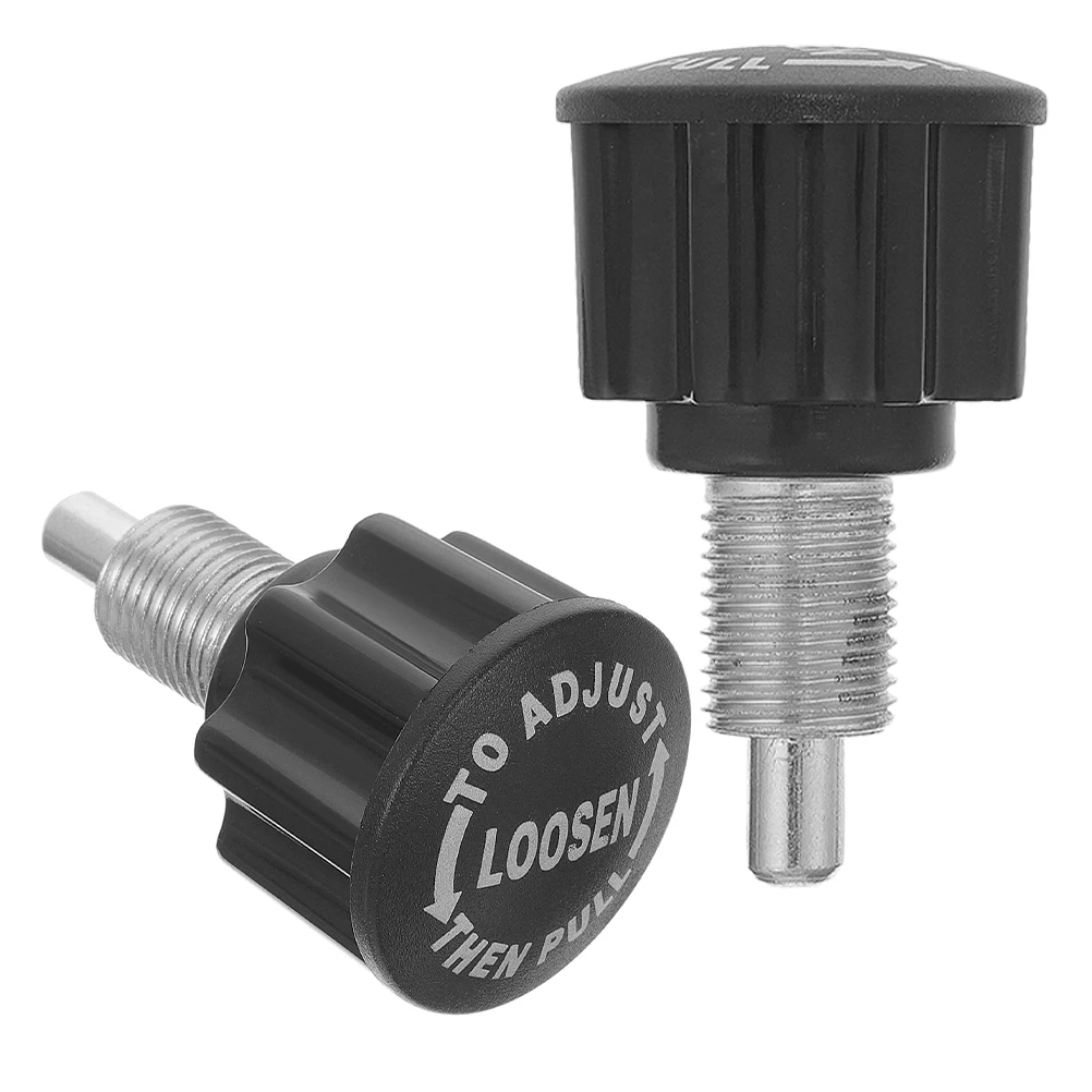 

2Pcs Versatile Pull Pin Spring Knob Exercise Bike Parts Fitness Equipment Ball Knob Compatible with Various Gym Machines