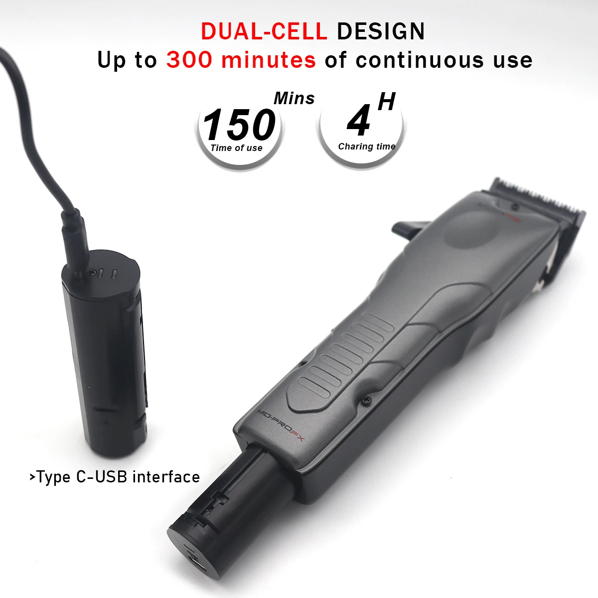 المهنية فرش السيارات DLC شفرات مقص الشعر مع 2 بطارية قابلة للاستبدال 6800 دورة في الدقيقة صالون الشعر النفط رئيس المتقلب