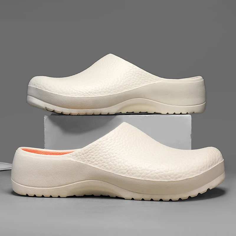 2025 Men Slippers Couples Garden Clogs Women Water Proof Chef Shoes Beach Sandal Slippers For Pet Workers Outdoor Fishing Shoes