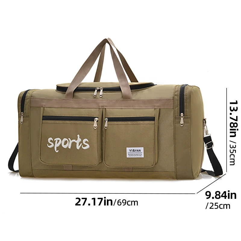 Bolsa de viaje táctica para senderismo, camping y gimnasio fitness - imagen 5
