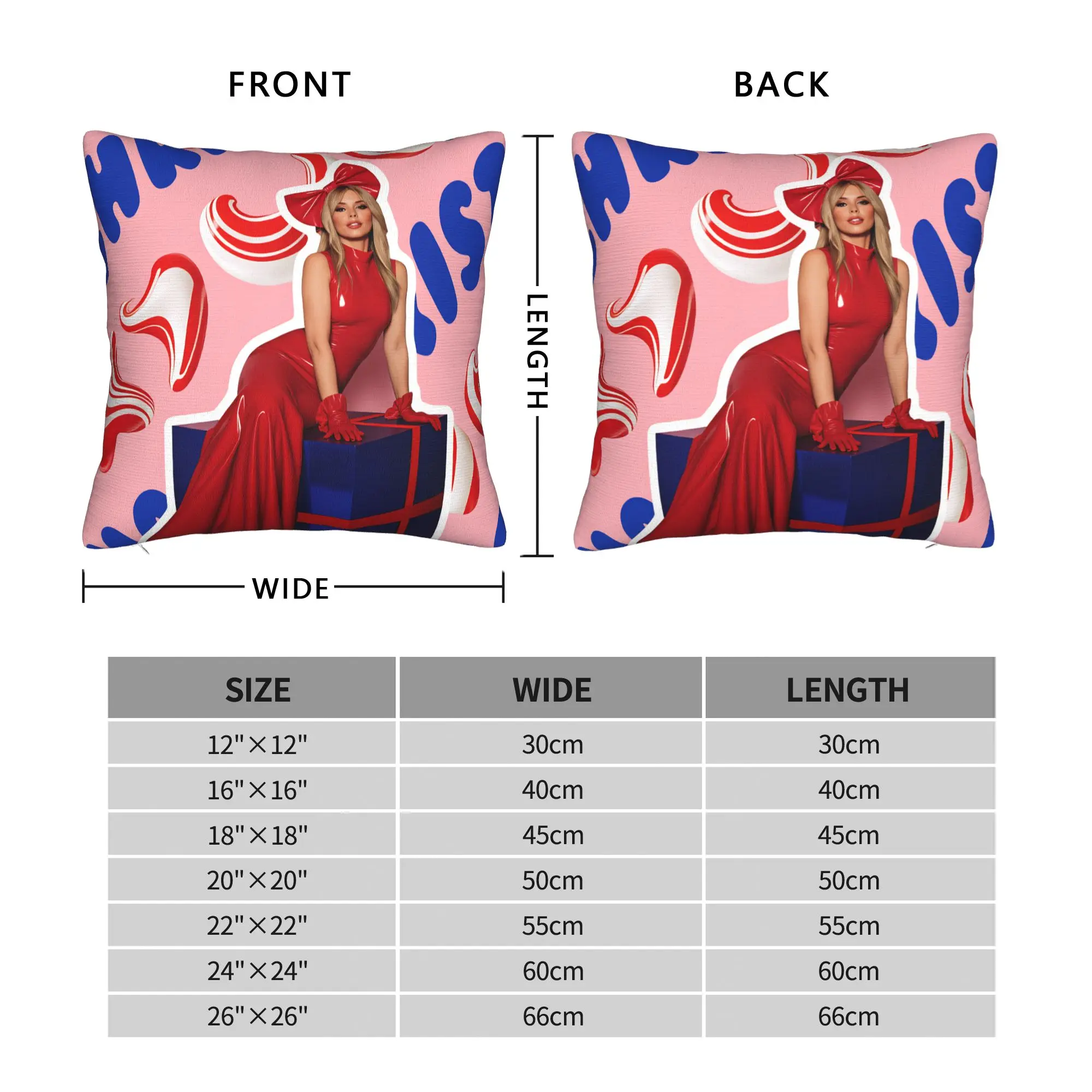 المغني كايلي مينوغ كايلي عيد الميلاد سادات Kawaii كيس وسادة لمكتب سيارة ديكور المنزل غطاء وسادة مريح #2