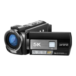 AE20 18x Digital Zoom 5K Digital Video Camcorder IR Night Vision Vlog Camera  Arrivals Camara Support YouTube Live Streaming