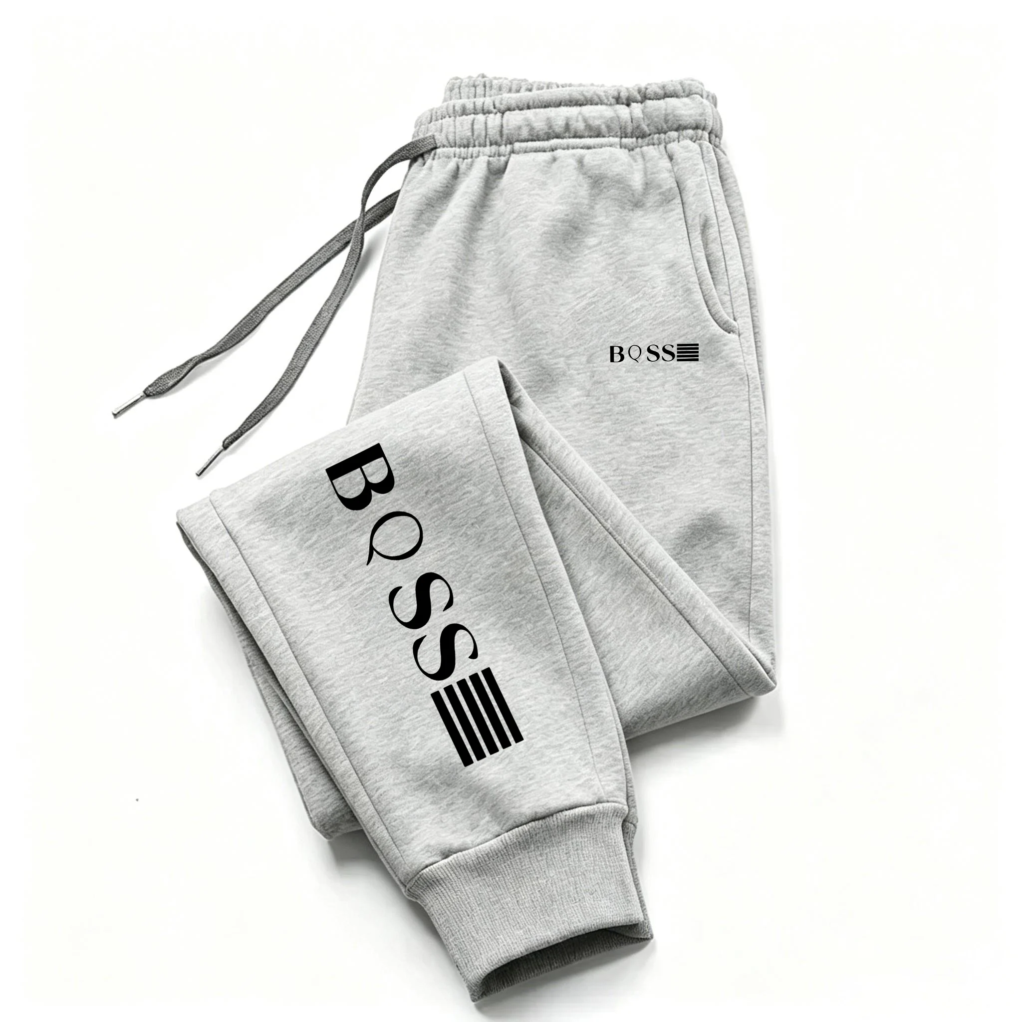 2026 Mens Sweatpants Printing Fashion Trend Jogging Trousers Versatile Soft High Quality Street Elastic Waist Casual Pants S-3XL