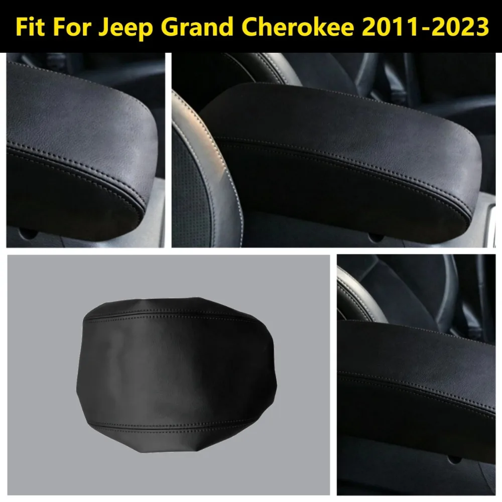 New Car armrest Cover Center Console Fit For Jeep Grand Cherokee 2011-2023 Leather Wear-resistant Stylish Interior Accessories