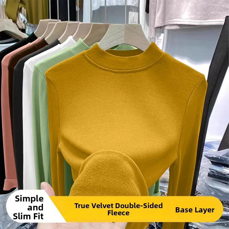 Dwustronna Kamera Mid-Ne Piękna Podstawa irt Damska Nowość Jesień Zima 2024 Ekskluzywna Sensacja Super Przystojna Inne...