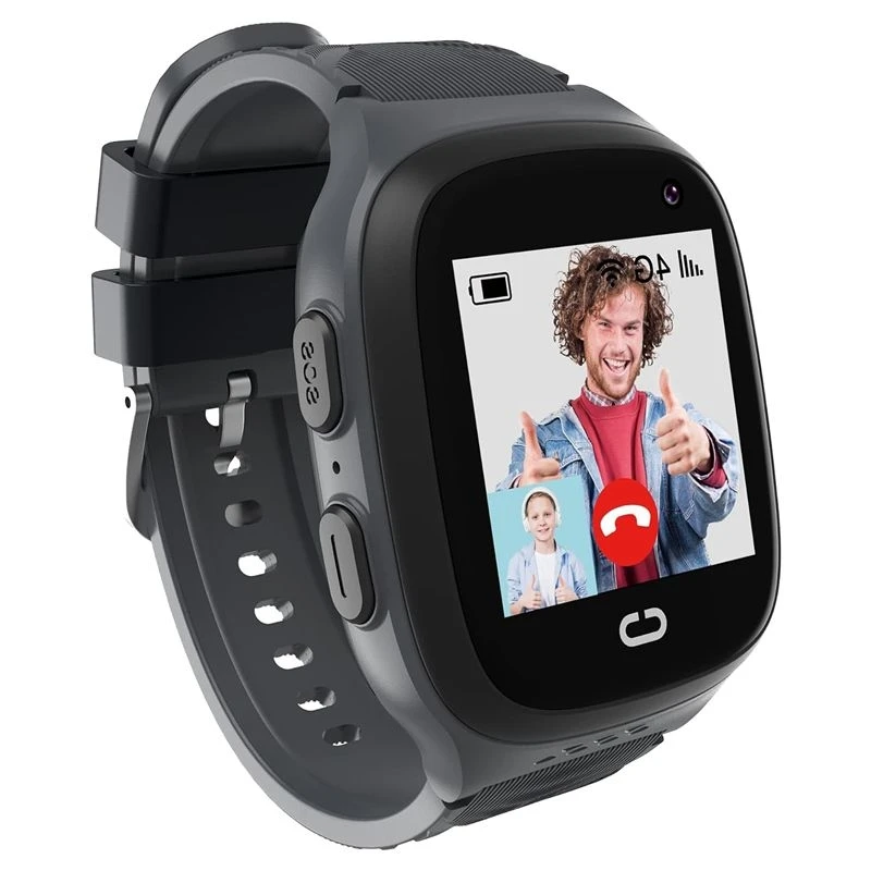 Silicone Kids Smart Watch With GPS Tracker & Video Calling, One-Key SOS Call Voice Chat Camera GPS Tracker Watch For Kids