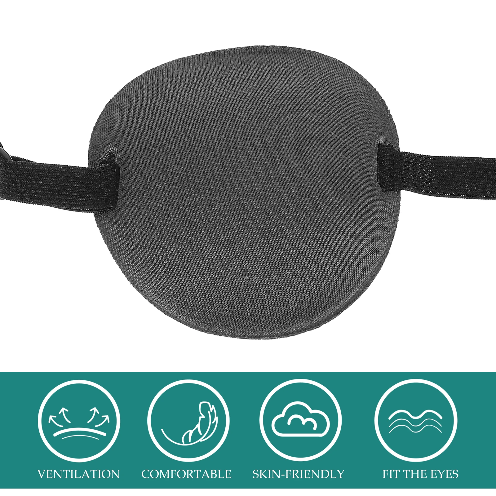 4 قطعة رقع عين للنظارات الحول الحول قناع عين واحد غطاء تنفس بقع عين واحدة #6