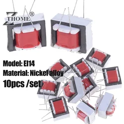 10pcs High Qulity Double-wire Winding Audio Transformers 600:600 Ohm Europe 1:1 EI14 Isolation Transformer