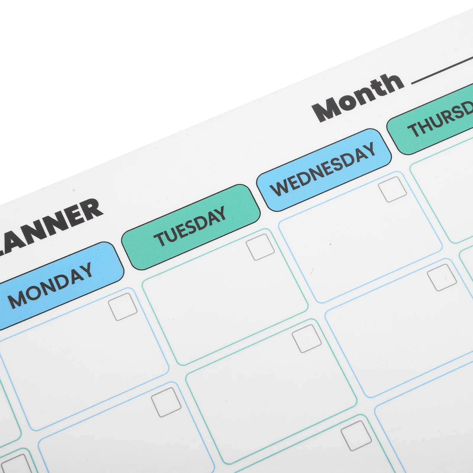 ملصق سبورة بيضاء للتخطيط الشهري، تقويم مسح جاف ذاتي اللصق للمدرسة الجدارية، عصا قشر كبيرة قابلة لإعادة الاستخدام