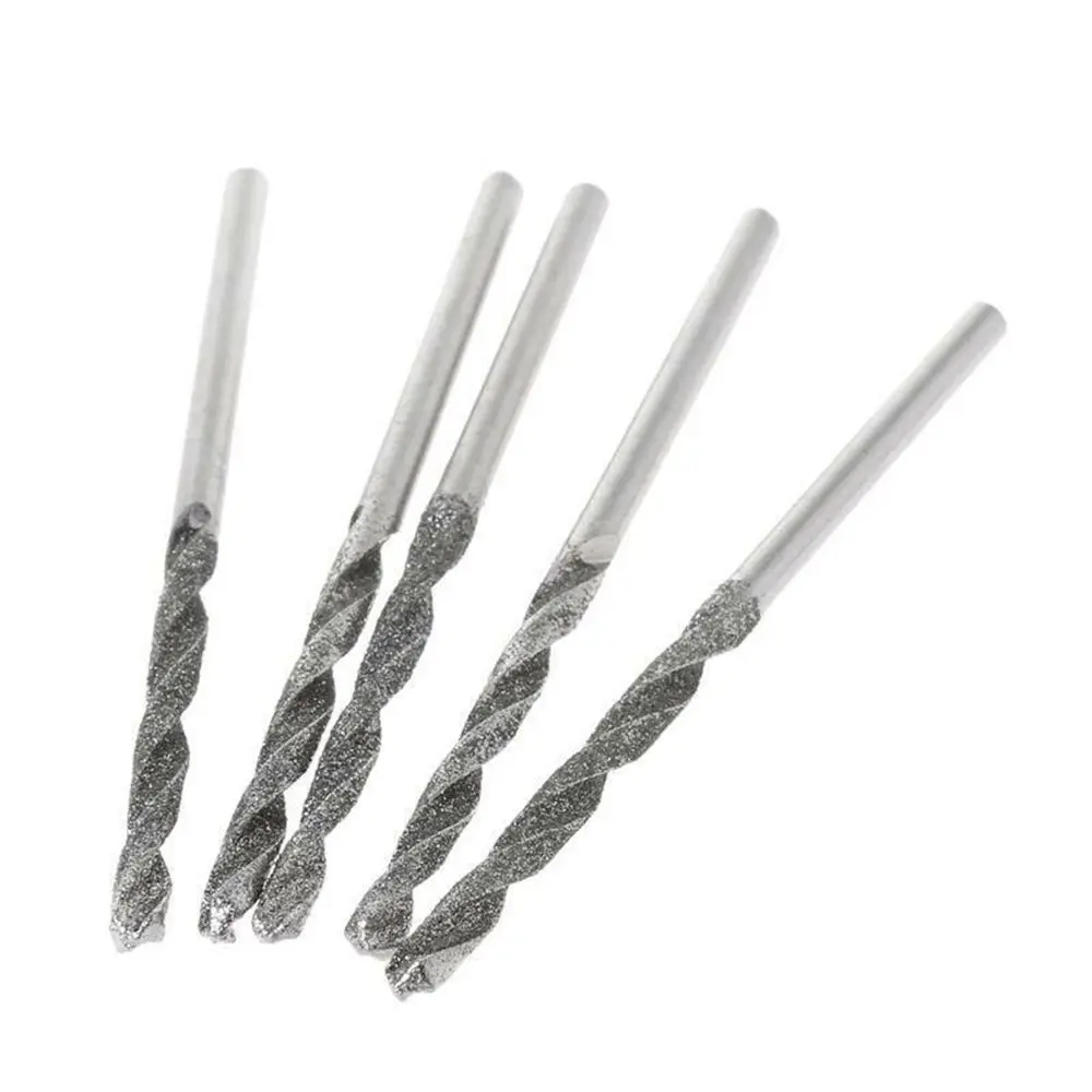 10 Stück diamantbeschichtete massive Bits mit HSS-Spitze, Bohrer-Spiralbohrer, Lochsäge / 0,8 mm, 1 mm, 1,2 mm, 1,5 mm, 1,8 mm, 2 mm, 2,5 mm, 3 mm, 3,5 mm, 4 mm – Detail 5