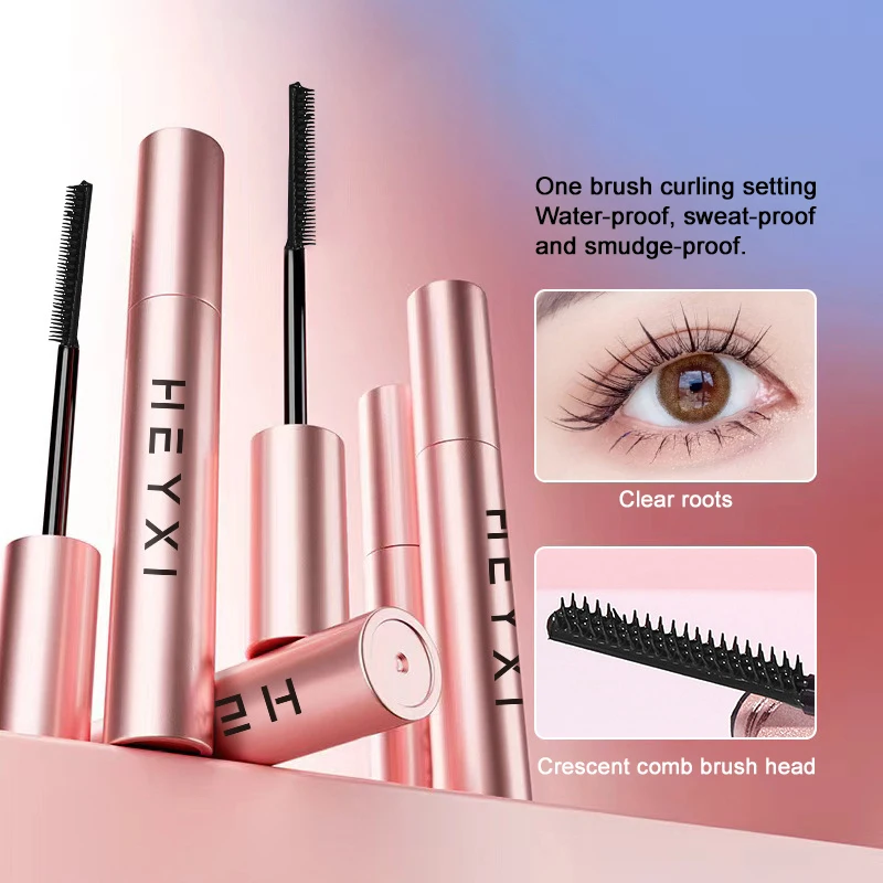 1pc Fine Tooth Comb Mascara Eye Makeup Products Essential for Natural Curling Lengthening Waterproof Slender Small Brush Head