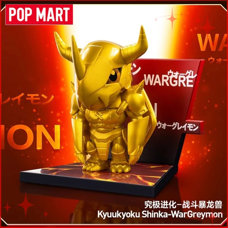 

POP MART Digimon Adventure Магнит на холодильник Серия Слепая коробка Тайная коробка Kawaii Украшения Статуэтки Домашний декор