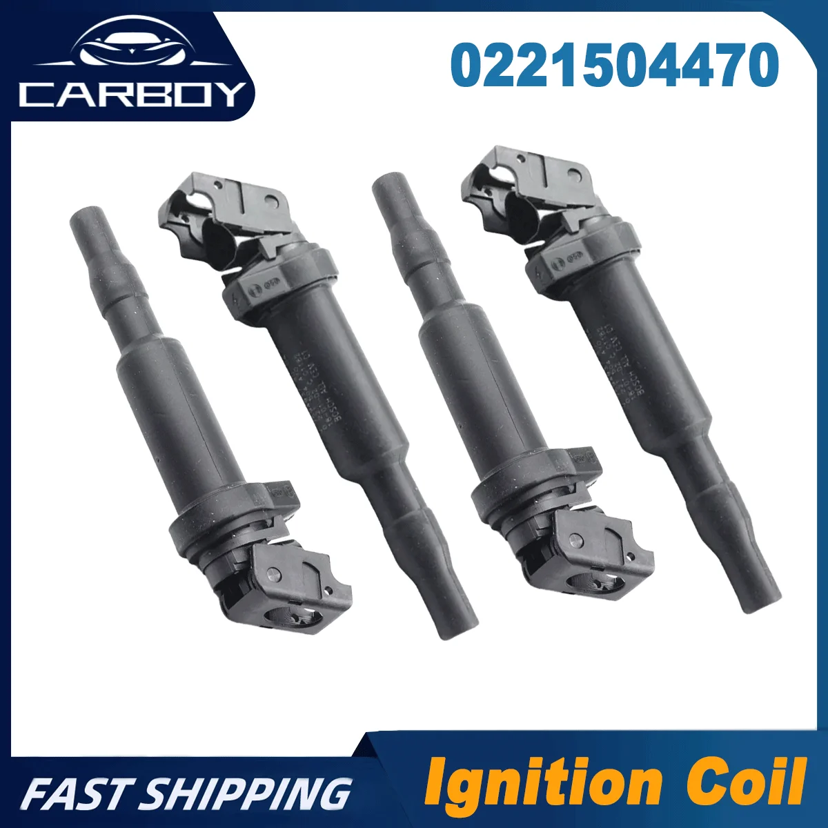 

0221504470 Ignition Coil For BMW F25 F13 2010 F12 F06 2011 F11 F10 F07 E89 E84 2009 E90 E64 E63 E61 2004 12137594937 4PCS