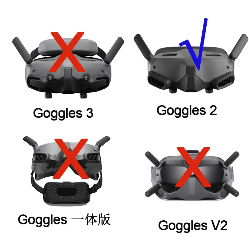 Sweat Proof Eye Mask for DJI Avata Goggles 2 Flight Glasses Non-slip Silicone Protective Cover RC Quadcopters Drone Accessories