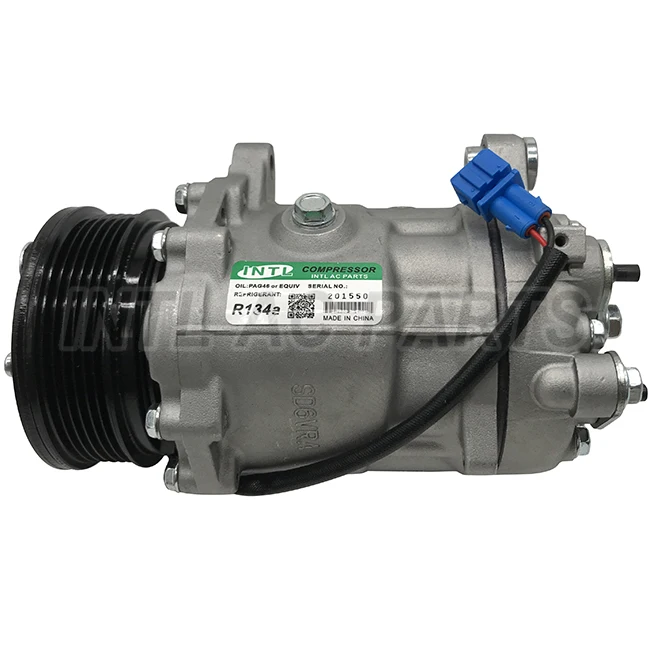 SANDEN 6V12 6PK 106MM 6N0820803B N0820803C A/C Compressor for VW/Seat 6N0820803B N0820803C 850240N CA13544 8FK351127391