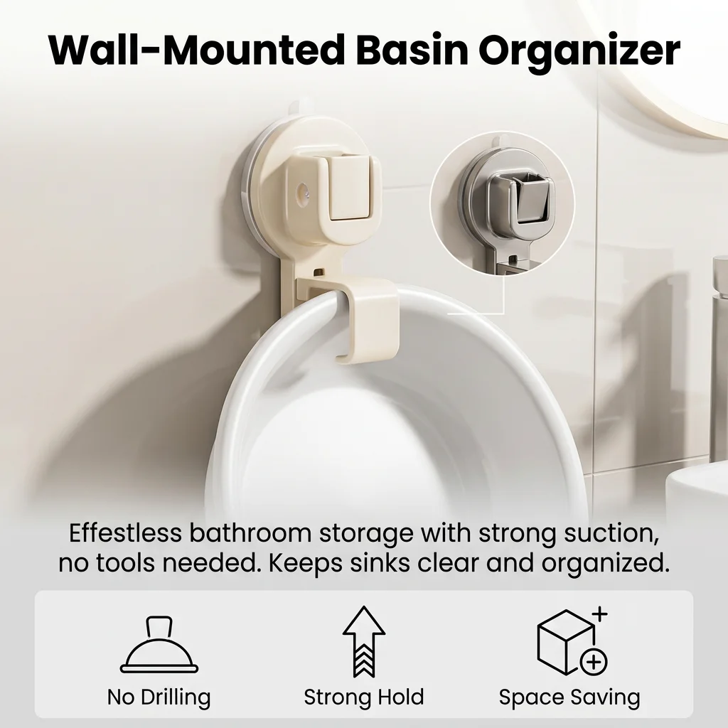 Toilet Washbasin Storage Rack - Home Bathroom Wash Basin 评论和价格