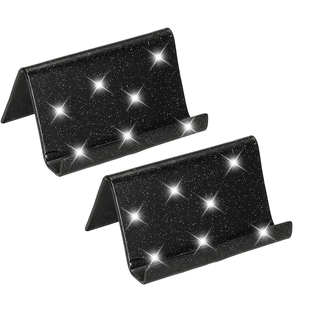 

Держатель для визитных карточек на стол, 2 шт., акриловые подставки для визиток, органайзер для демонстрации карт для офиса и выставок