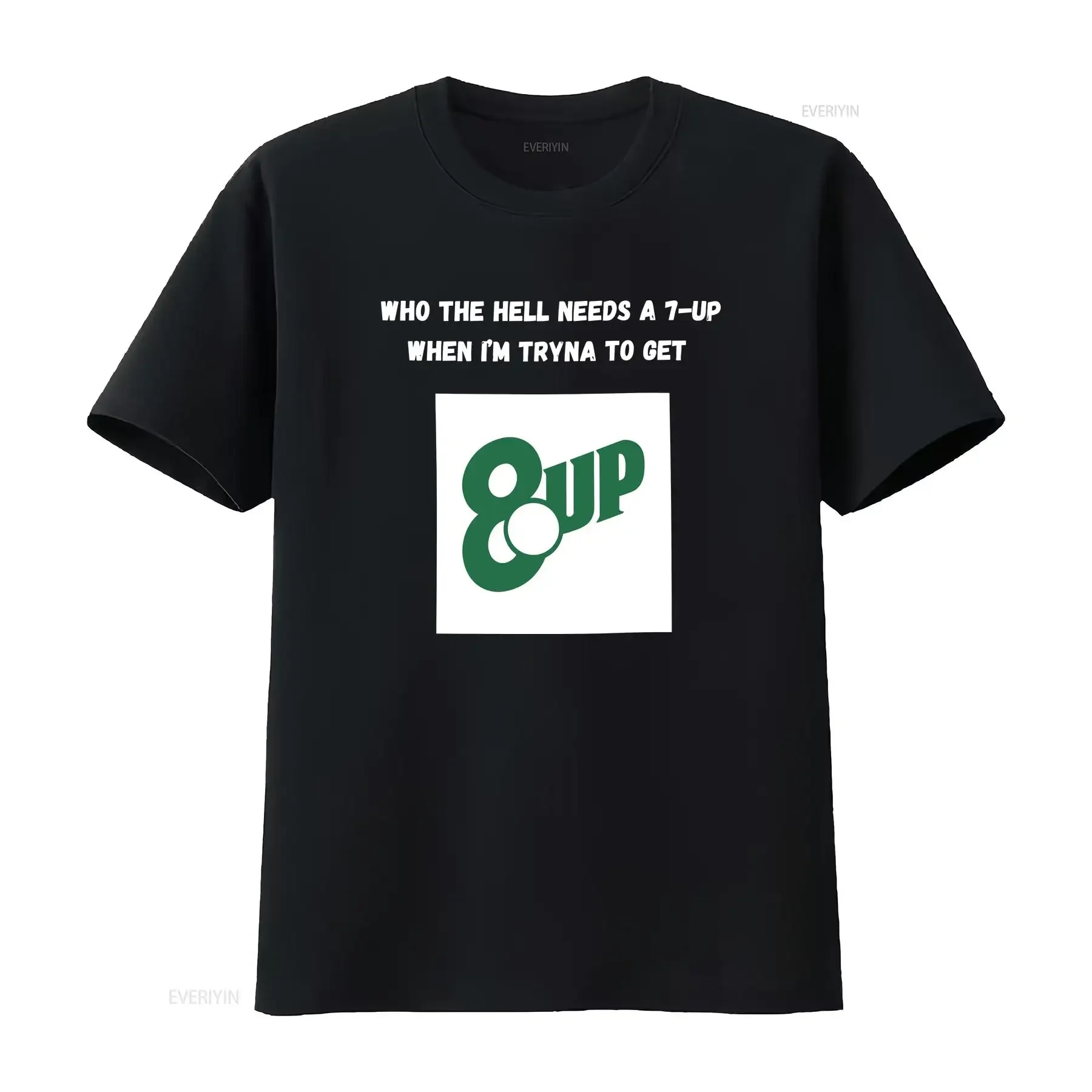

ФУТБОЛКА 8UP, винтажная стираная дышащая слегка дизайнерская одежда, уличная одежда, удобный модный эластичный мягкий топ для повседневной носки